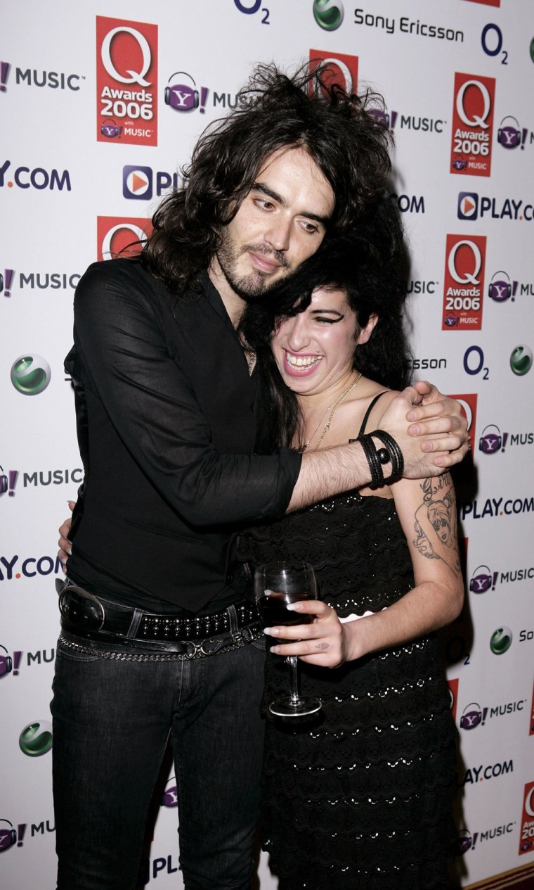 Image: Amy Winehouse and Russell Brand